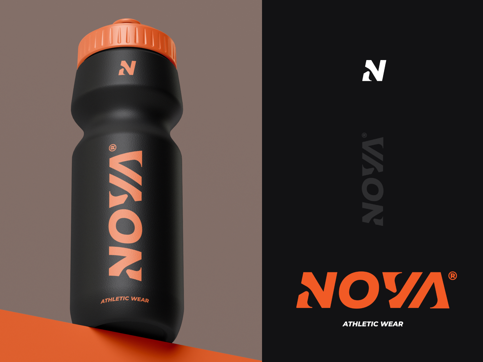 Athletic sports brand visual identity