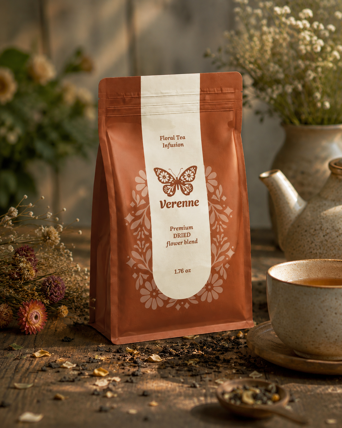 Organic tea branding